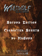 MrGone's Werewolf the Forsaken Second Edition Character Sheets